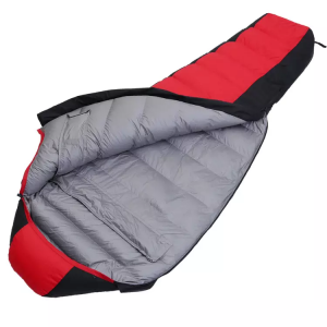 Outdoor single winter camping warm down sleeping bag