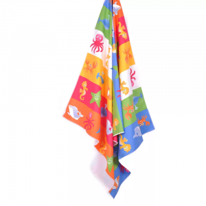 Absorbent, quick-drying suede microfiber beach towel