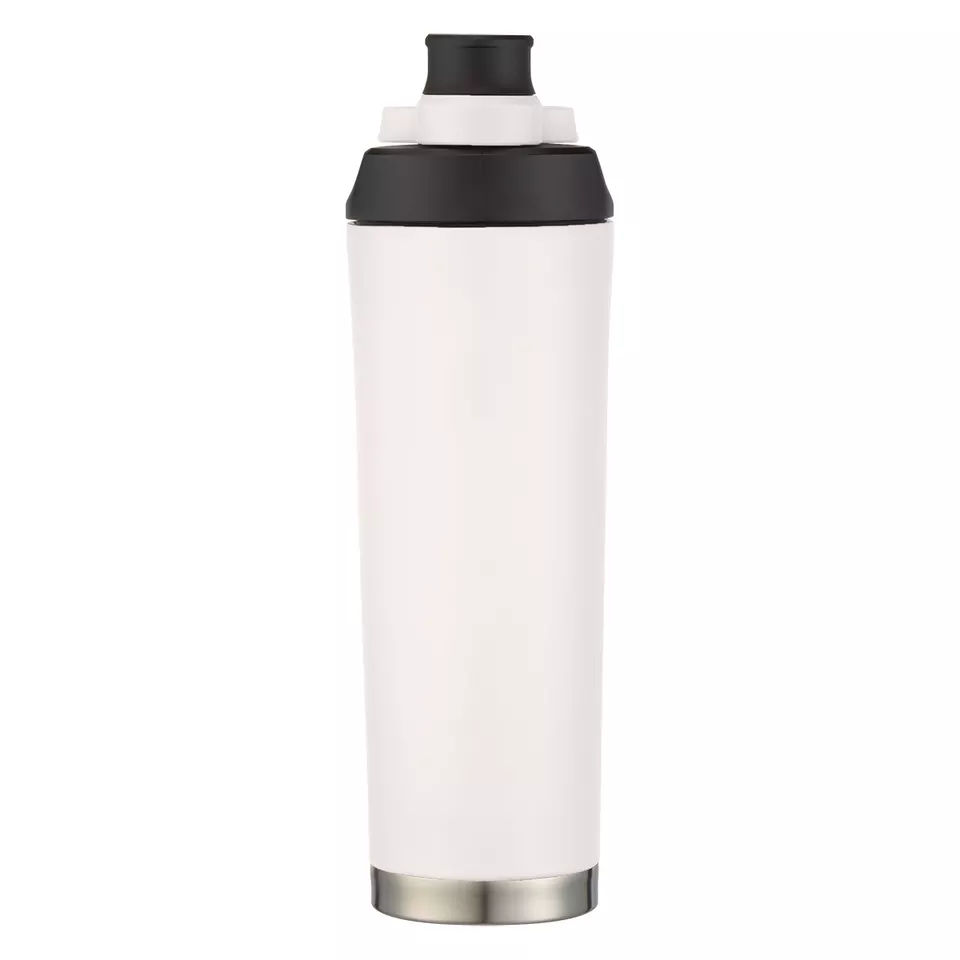 Double layer stainless steel sports water cup outdoor portable