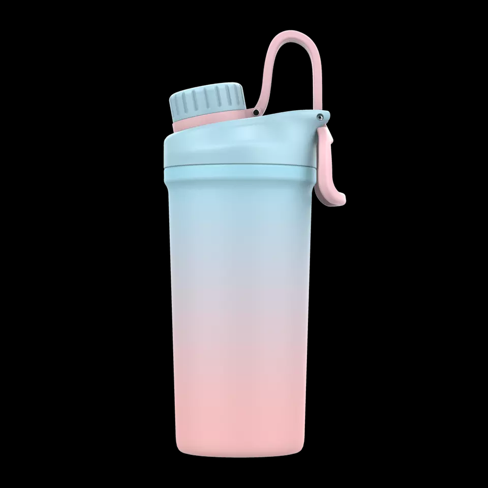 Gradient color 750ml motion insulated protein shaker cup