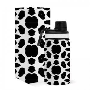 Cup cow outdoor sports cup school stainless steel water bottle for kids