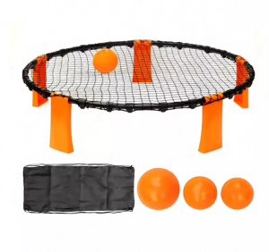 Outdoor portable volleyball net set system adjustable height volleyball net set