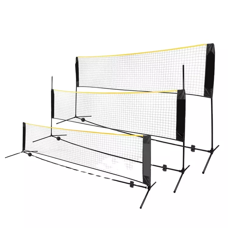 Portable beach tennis net, volleyball net