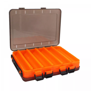 Double-sided storage box, multi-grid fishing gear accessory box