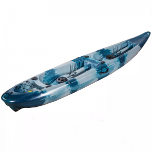 Pedal boat fishing kayak with rudder system 10ft sitting top kayak fishing boat
