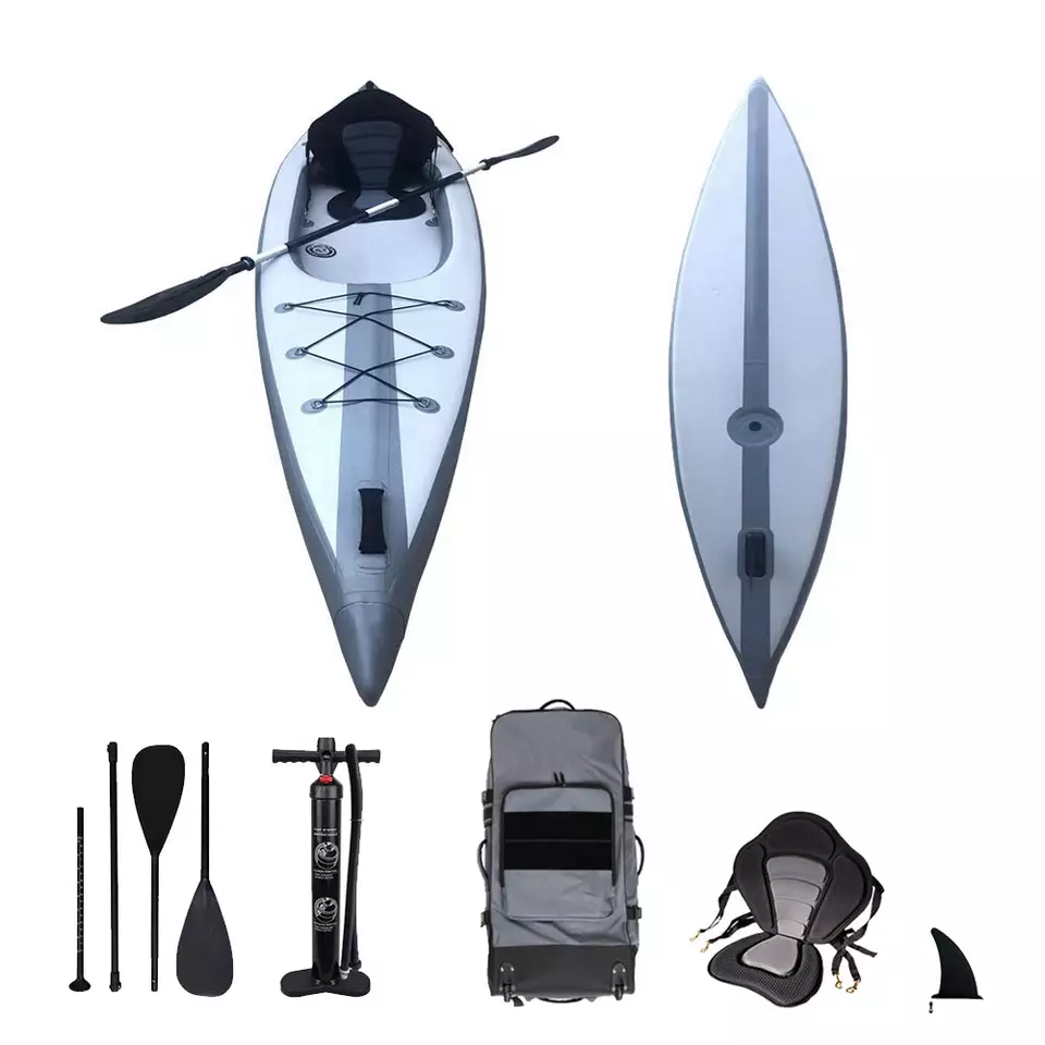 Foldable kayak boat inflatable kayak for one person
