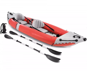 High quality hot sale nylon hull PVC inflatable fishing kayak