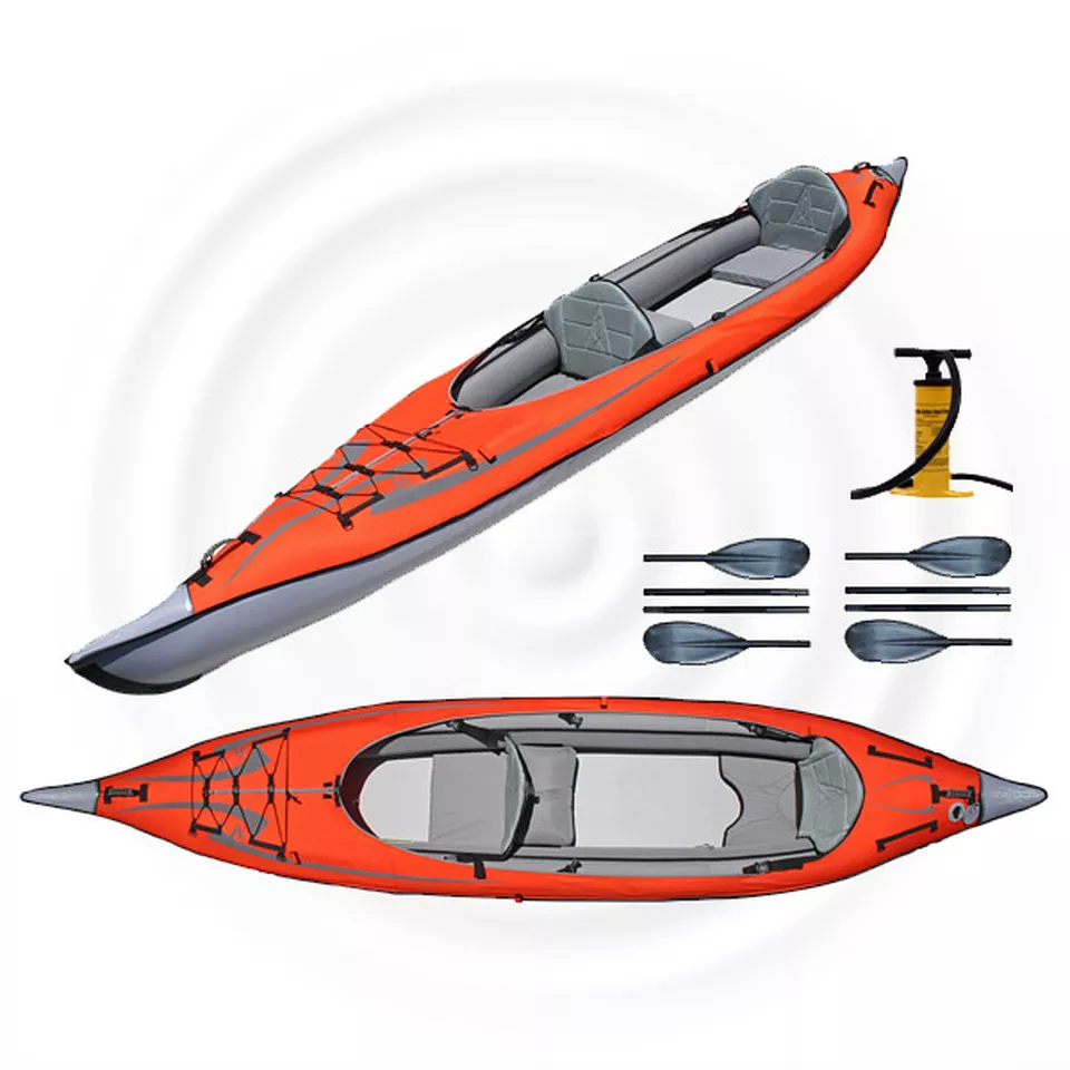Single or double 470cm kayak for 2 people drop needle inflatable kayak