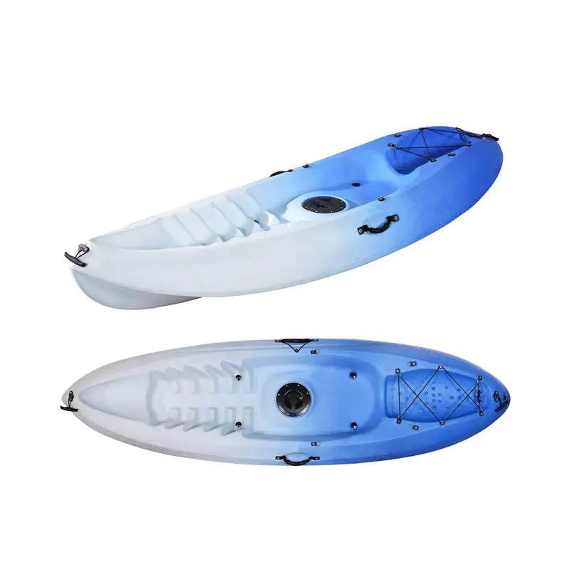 Outdoor water sports plastic sea fishing single kayak with pedals