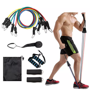 Sport band latex resistance tube fitness resistance band set