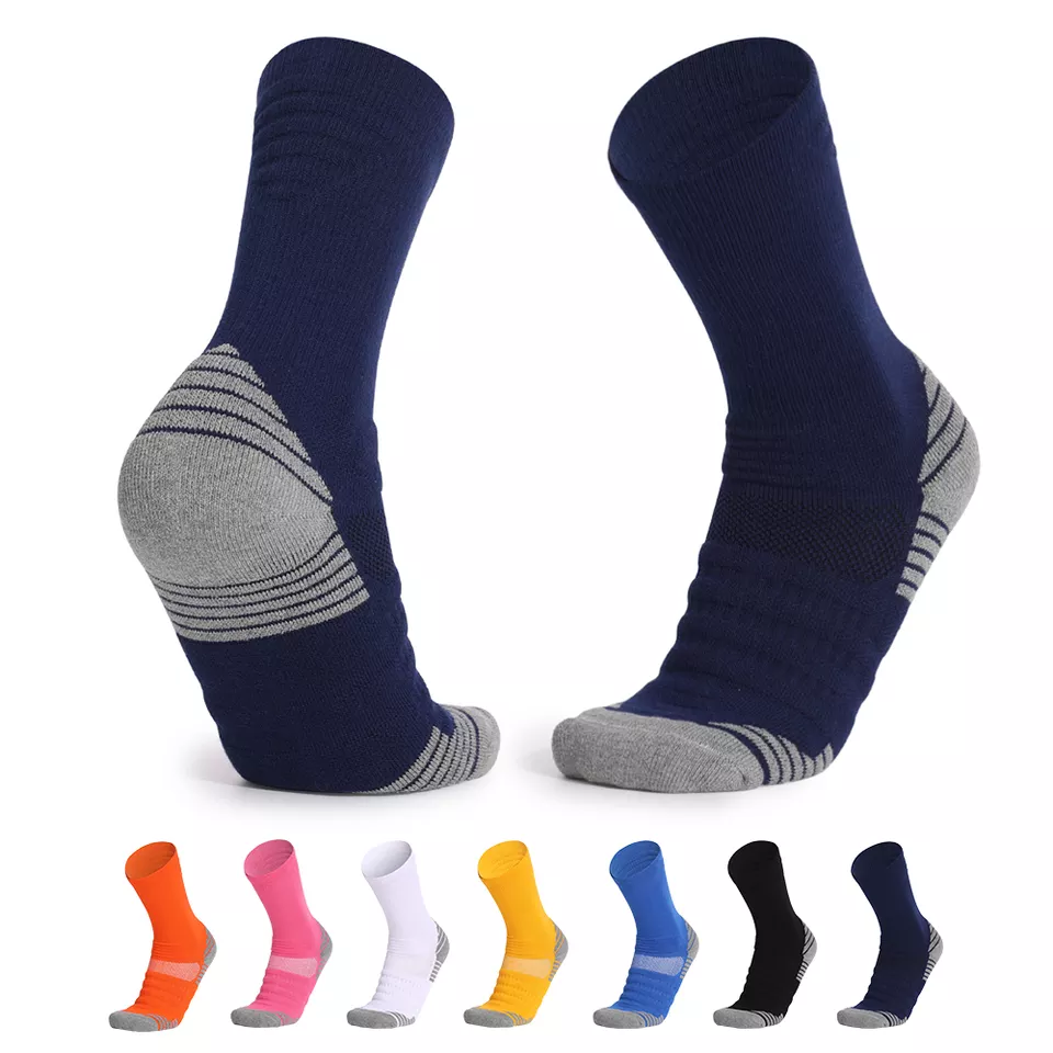 custom anti slip soccer socks anti slip soccer basketball team ankle running outdoor sports grip socks