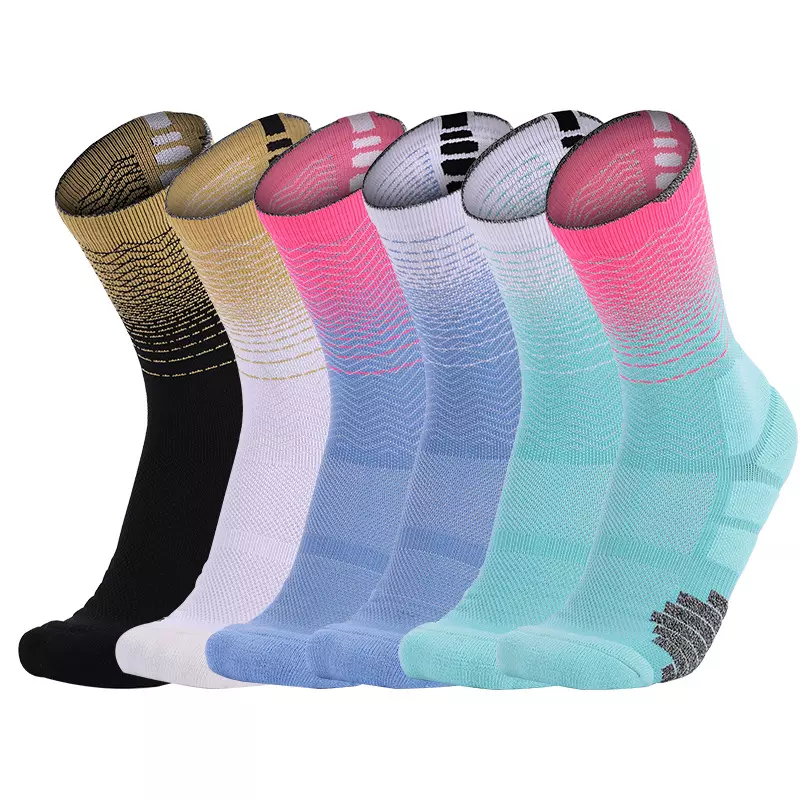 Men’s Adult Ankle Running Crew Sports Compression Socks Basketball