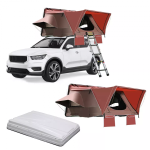 Polyester waterproof 4×4 offroad travel foldable car camping soft shell roof tent