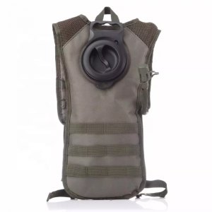 Lightweight tactical waterbag backpack with 2.5-3L waterbag for outdoor running