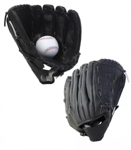 Blank black kids adult softball baseball gloves professional