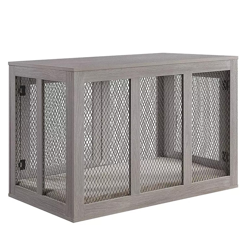 Custom indoor pet crate end table dog house wooden pet house