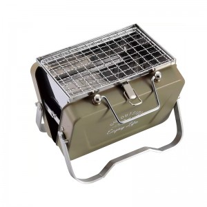 Stainless steel folding grill Outdoor products Burning grill media Camping portable barbecue