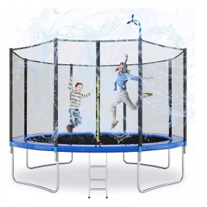 Outdoor trampoline gymnastics for kids and adults, gymnastics jumping training for outdoor sports, large outdoor trampoline