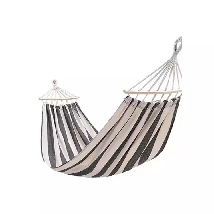 Portable cotton canvas outdoor swing hammock garden hammock chair