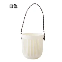 Hanging basket flower pot, plastic soft flowerpot for garden, plastic garden product flowerpots for nurseries
