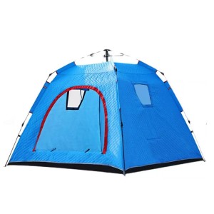 Portable foldable ice fishing tent aluminum pole winter camping tent factory camping supplies tent camping outdoor waterproof