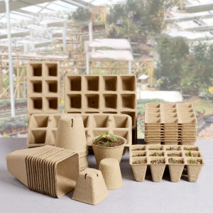 Hot Sale Garden Supplies Grow Coconut Wholesale Paper Planting Manufacturing Seedlings Biodegradable Peat Pots