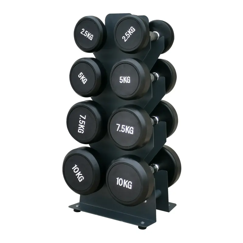 Multi-stage weight 4 pairs of dumbbell stands