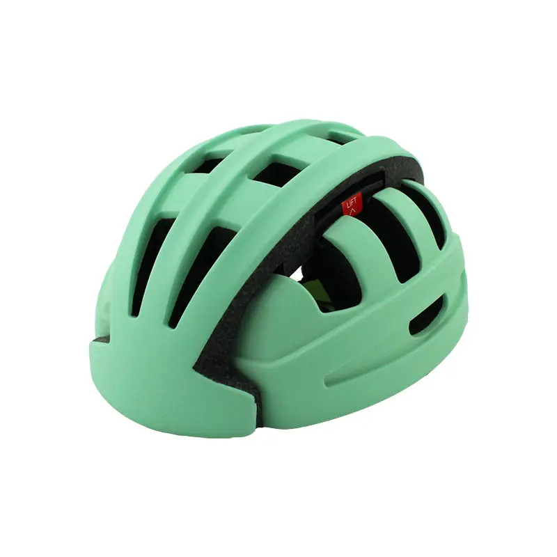 Cycling Personal Protection Safety Folding Helmet Adult Portable Can Bring LED Light