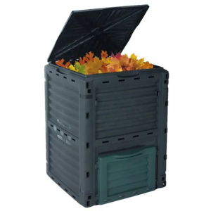 300L Outdoor Large Capacity Fertilizer Composter Plastic Garden Compost Bin