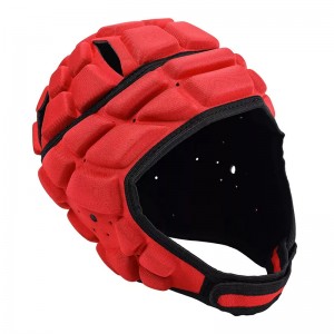 Enhanced protective soft-shell football lightweight rugby helmet