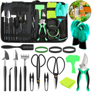 Garden tool set, succulent pruning, weeding, gardening, scissors, glove line, multifunctional potting tool set