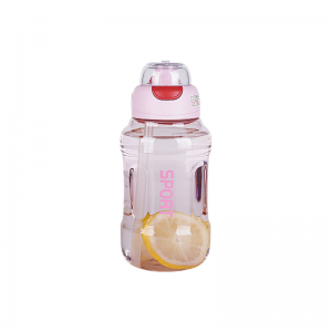 Large capacity water cup women’s high temperature resistant portable ton barrel ton sports fitness kettle bottle straw cup summer tongton bucket