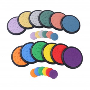 Matching Game Sensory Training Discs Tactile Stimulation for Kids Calming and Stimulating Early Learning Play With Eye Mask