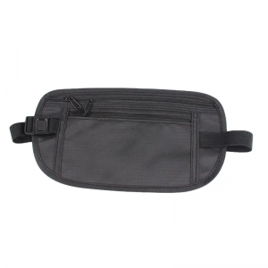 Anti-Theft Travel cell phone mini waist pouch bag custom logo ultra-thin Secret Hide belt Wallet Money Waist Bag for men women