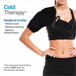 Cold/Hot Shoulder Ice Pack, Pain Relieving Shoulder Support – Cooling or Heating Pad