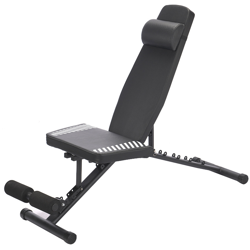 Folding multifunctional dumbbell stool fitness chair