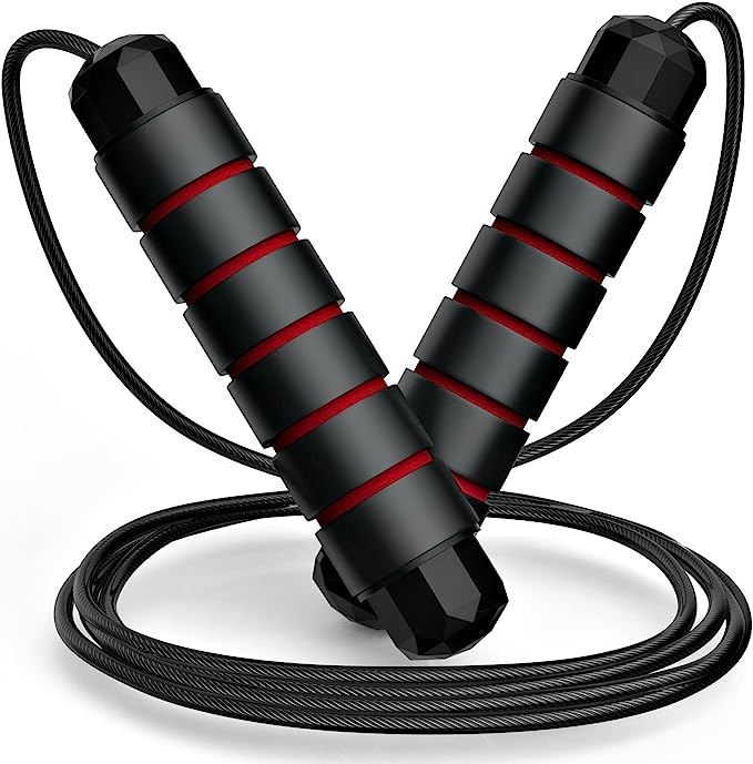 Tangle-free Quick Jump Rope Cable with Ball Bearings