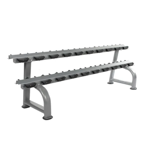 Custom size two-layer dumbbell stand