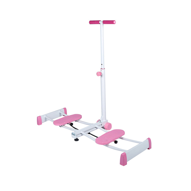 Home fitness equipment with armrests and leg clamps
