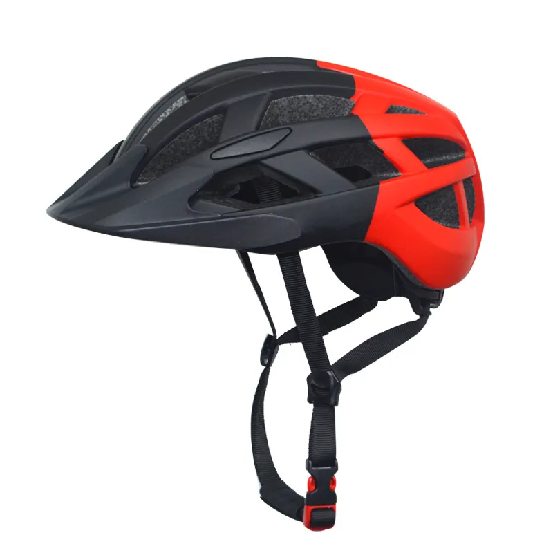 Best seller factory wholesale sports protection custom electric mtb bicycle helmet cycling bike helmet with LED lights for adult