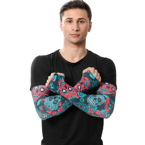 Oem Breathable Arm Sleeves Sun Protection Men Cover Custom Compression Printed Sport Arm Sleeves For Cycling Golf