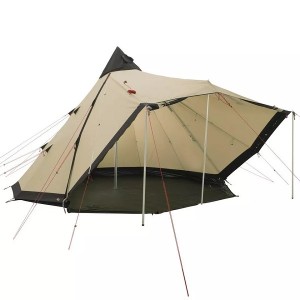 3-4 person lightweight tipi hot tent with fire retardant flue pipes window teepee tent for family outdoor camping tent