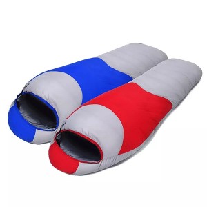 Wholesale Outdoor Mummy Style Thermal Down Waterproof Hiking Sleeping Bag for Camping