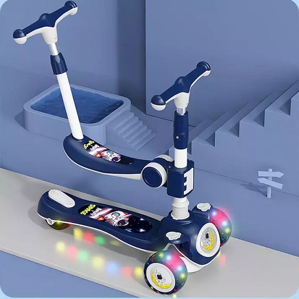 Direct Selling Lazy Child Scooter Foldable Multifunction Kids Skating Scooter