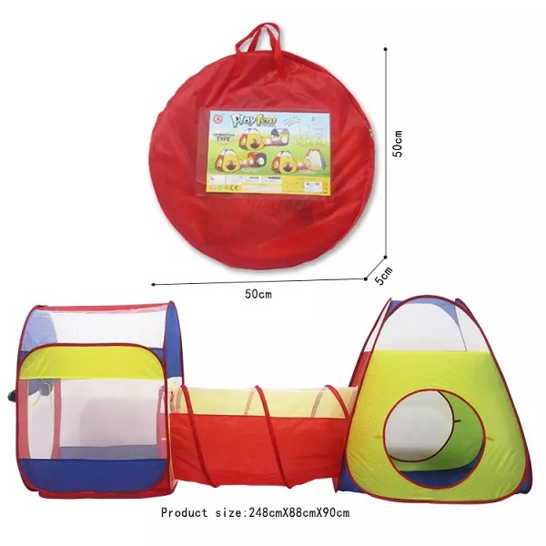 Fun Kids Tents Eco toys Baby Play House Triangle Tent Toy Tunnel Children Toy Tents
