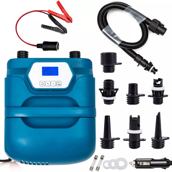 Stermay New Upgrade Rechargeable Surfboard Electric Air Pump for kayak boats stand paddle board