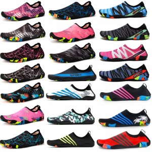 Factory Water Proof Sports Water Sport Shoe Barefoot Print Quick Dry Breathable Beach Shoes