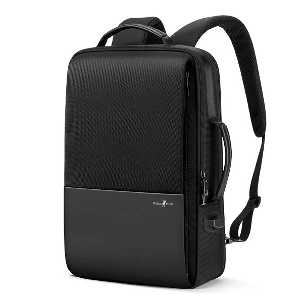 Wholesale Business Simple Laptop Backpack 17 inch Computer Bag USB School Charging Waterproof Travel Backpack Men