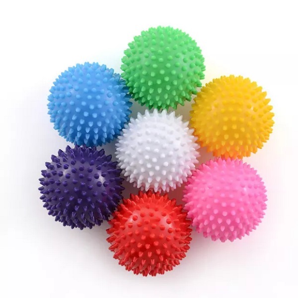 Plantar hedgehog muscle acupoint relaxation fascia fitness training grip yoga massage spiky spike small ball training products