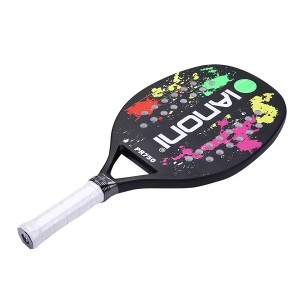 IANONI Factory custom carbon Fiber racket ball beach tennis racket set